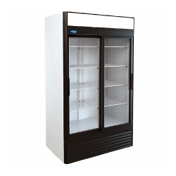 Шкаф холодильный Марихолодмаш Капри 1,12СК купе (0...+7С) стекл. двери купе воздухоохладитель