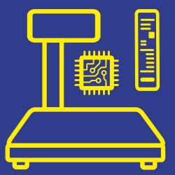 Программирование шаблона этикетки электронных весов с печатью термоэтикетки