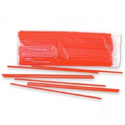 Палочки пластиковые для сахарной ваты красные (100 шт)