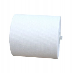 Полотенца бумажные в рулонах 2-слойные белые MERIDA 