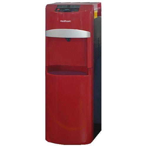 Диспенсер г/х воды напольный HotFrost 45A, компрессорное охлаждение, нижняя загрузка (Красный) [Артикул 37857]