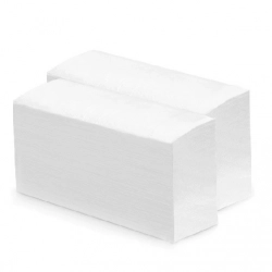 Полотенца бумажные MERIDA отдельные белые V-ТОР ВР1402 (4000 шт.)