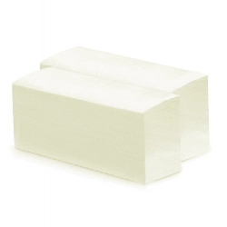 Полотенца бумажные листовые 1-слойные белые MERIDA (20 пачек*250 листов ВР1301)