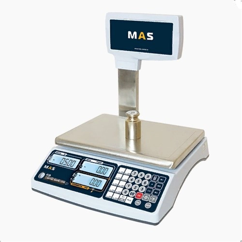 Весы электронные MASter MR1-15P до 15 кг 2/5г, со стойкой [Артикул 59687]