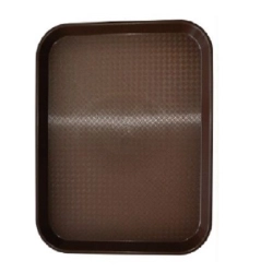 Поднос столовый пластик MVQ 45х35см коричневый TPL45X35BR