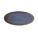 Тарелка мелкая без бортов 9" 225 мм, сине-коричневый "Corone Terra"фк1508