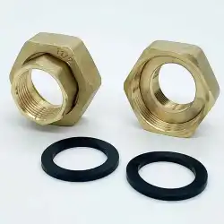 Гайка накидная латунная для циркуляционных насосов 1 1/2