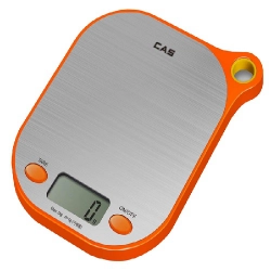Весы бытовые кухонные CAS KE-7000(оранжевые) до 5 кг