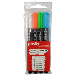 Набор цветных меловых маркеров posfix CRETA COLOR MIX #2 102386