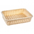 Корзинка прямоугольная пласт.бежевая кт 255