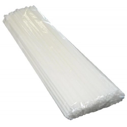 Палочки пластиковые для сахарной ваты белые (100 шт)