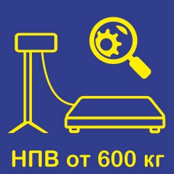 Диагностика электронных весов с НПВ от 600 кг