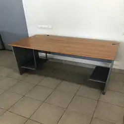 Стол компьюторный ламинированный дерево/серый 1200 Б/У