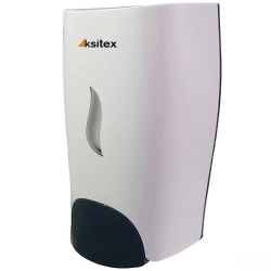 Дозатор жидкого мыла KSITEX SD-161W 1л (пластик белый)