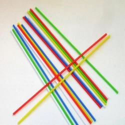 Палочки пластиковые для сахарной ваты зеленые (100 шт)
