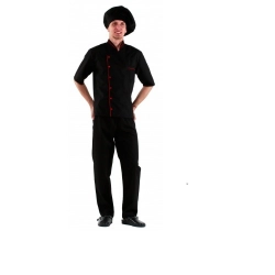 Куртка шеф-повара (диагональ) черная р-р 50 [00003] со188